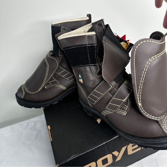 Royer - Composite Toe Work Boots with Met Guard FR Composite Toe - Brown Leather - Picture 10 of 14